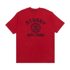 Футболка Stussy INTL. Tribe &apos;Red&apos;, красный