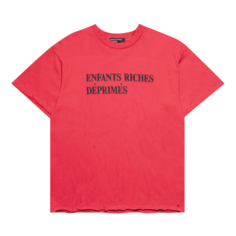 Футболка Enfants Riches Déprimés Classic Logo &apos;Faded Scarlet/Black&apos;, красный