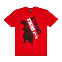 Футболка Stussy Dino Stand First &apos;Red&apos;, красный