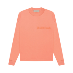 Футболка Fear Of God Essentials Fear of God Essentials Long-Sleeve &apos;Coral&apos;, оранжевый