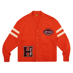 Кардиган Human Made Low Gauge Knit &apos;Orange&apos;, оранжевый