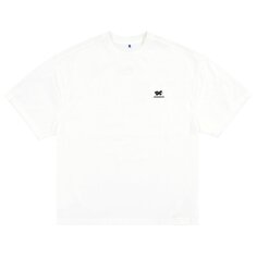 Футболка Ader Error Logo Print &apos;Off White&apos;, кремовый