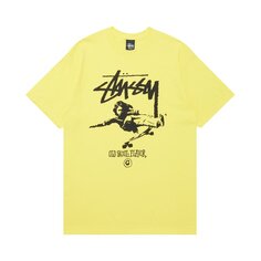 Футболка Stussy Stock Skater &apos;Yellow&apos;, желтый