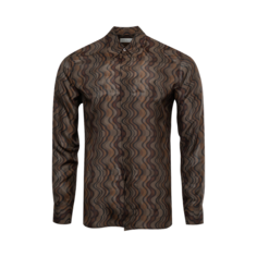 Рубашка Dries Van Noten Carvie &apos;Brown&apos;, коричневый