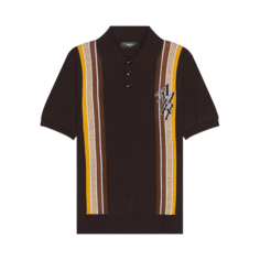 Поло Amiri Stack Stripe &apos;Brown&apos;, коричневый