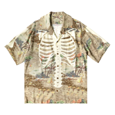 Рубашка Kapital Rayon Kamehameha Bone Wrangle Collar Aloha &apos;Brown&apos;, коричневый