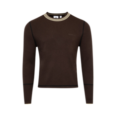 Топ Adidas adidas x Wales Bonner Long-Sleeve Knit &apos;Dark Brown&apos;, коричневый