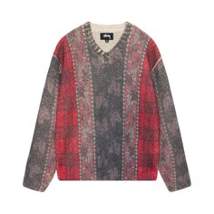 Свитер Stussy Mixed Print Alpaca &apos;Multicolor&apos;, разноцветный