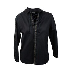 Рубашка Saint Laurent Lace Up &apos;Black&apos;, черный