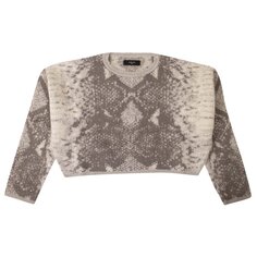 Свитер Amiri Snake Print Crewneck &apos;Grey&apos;, серый