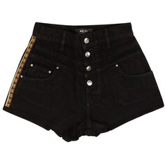 Шорты Amiri Denim High Waisted Track &apos;Black&apos;, черный