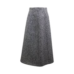 Юбка Saint Laurent Wool Tweed Pencil &apos;Grey&apos;, серый