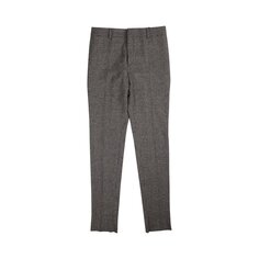 Брюки Saint Laurent Checked Wool &apos;Grey&apos;, серый