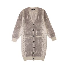 Кардиган Amiri Snakeskin Print Oversized &apos;Grey&apos;, серый