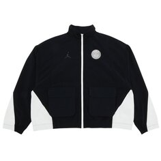 Куртка Air Jordan Paris Saint-Germain Anthem &apos;Black/White/Smoke Grey&apos;, черный