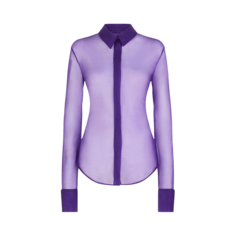 Рубашка The Attico Elton &apos;Purple&apos;, фиолетовый
