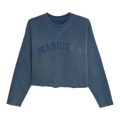 Толстовка Maison Margiela Logo Faded &apos;Blue&apos;, синий