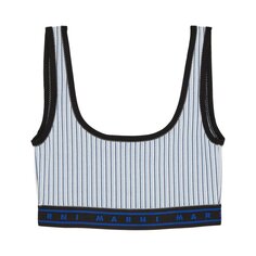 Топ Marni Stripe Jersey Jacquard &apos;Vivid Blue&apos;, синий