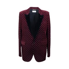 Куртка Saint Laurent Velvet Evening &apos;Burgundy&apos;, красный