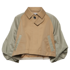 Куртка Sacai Twill &apos;Beige/Khaki&apos;, загар