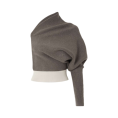 Топ Rick Owens One Sleeve &apos;Dust /Pearl&apos;, коричневый