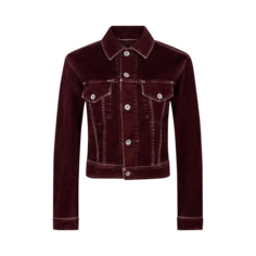 Куртка Paco Rabanne Cropped &apos;Bordeaux&apos;, красный