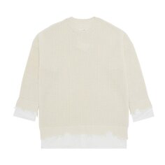 Свитер MM6 Maison Margiela Crewneck &apos;Off White&apos;, кремовый