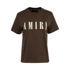 Футболка Amiri Core Logo Slim Fit &apos;Brown&apos;, коричневый