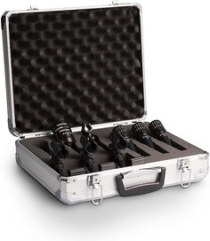 Комплект микрофонов Audix DP4 4-Piece Drum Mic Pack with Case, Clips