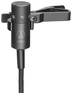 Конденсаторный петличный микрофон Audio-Technica AT831CT Condenser Lavalier Microphone with Ta4F Connector