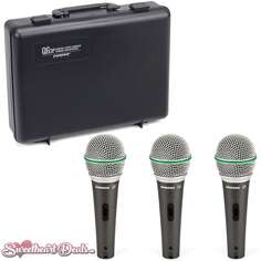 Микрофон Samson Q6 Handheld Supercardioid Dynamic Microphone (3-Pack)