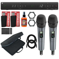 Беспроводная микрофонная система Sennheiser Sennheiser XSW 1-835 DUAL-A DJ Pro Audio Wireless Microphone System w Carry Case