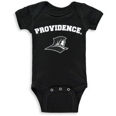 Черное боди с аркой и логотипом для младенцев Providence Friars Unbranded