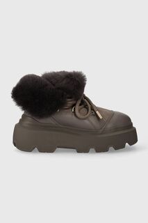 Кожаные зимние ботинки Endurance Trekking Inuikii, коричневый