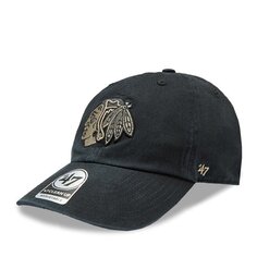 Бейсболка 47 Brand NHLChicago Blackhawks, черный