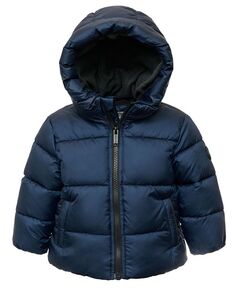 Тяжелая флисовая куртка-пуховик для маленьких мальчиков Michael Kors, синий