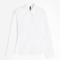 Рубашка H&amp;M Shoulder Pads, белый H&M