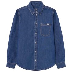 Рубашка с длинным рукавом Pepe Jeans Portez Jr, синий