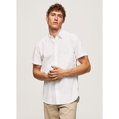 Рубашка с коротким рукавом Pepe Jeans Lothersdale, белый
