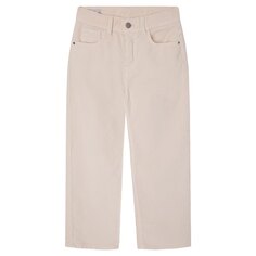 Брюки Pepe Jeans Grace Culotte Mid Waist, бежевый