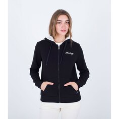 Толстовка Hurley Script Logo Full Zip, черный