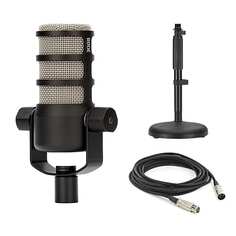 Микрофон для подкастов RODE PodMic, DS1, XLR, Cloth
