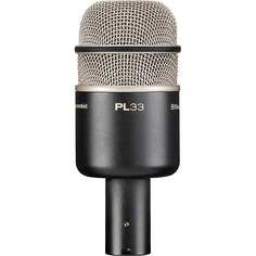 Микрофон для бас-барабана Electro-Voice PL33 Supercardioid Dynamic Microphone