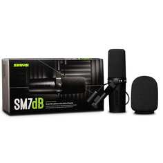 Динамический вокальный микрофон Shure SM7dB Cardioid Dynamic Microphone with Built-In Preamp