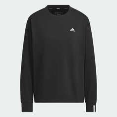 Лонгслив Adidas Essentials Plus Small Logo, черный