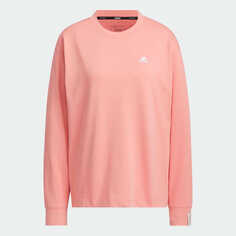 Лонгслив Adidas Essentials Plus Small Logo, розовый