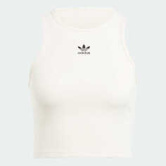 Топ Adidas Essentials Rib, белый