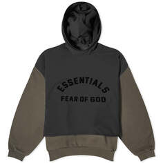 Худи Fear Of God Essentials Spring Fleece, цвет Ink &amp; Jet Black