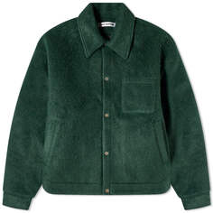 Рубашка Cole Buxton Wool Overshirt, цвет Forest Green