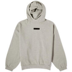 Худи Fear Of God Essentials Spring Tab Detail, цвет Dark Heather Oatmeal